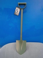Военная лопата стальная MFH D-образная ручка, Type I Olive, Olive - изображение 8