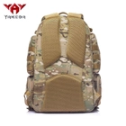 Рюкзак тактичний військовий з кишенею для шолома YAKEDA 55L Multicam KYF050K - зображення 5