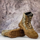 Тактичні жіночі черевики Kindzer шкіряні натуральне хутро 38 койот - зображення 7