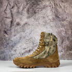 Тактические мужские ботинки Kindzer кожаные натуральный мех 45 койот - изображение 11