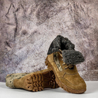 Тактические мужские ботинки Kindzer кожаные натуральный мех 50 койот - изображение 12