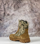 Тактические мужские ботинки Kindzer кожаные натуральный мех 48 койот - изображение 8