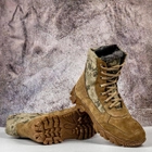 Тактичні чоловічі черевики Kindzer шкіряні натуральне хутро 41 койот - зображення 7