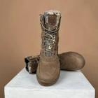 Тактические женские ботинки Kindzer кожаные натуральный мех 37 койот - изображение 6