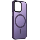 Чехол TPU+PC Armour Metal Guard Buttons with MagSafe Colorful Case для Apple iPhone 13 (6.1") Navy Blue