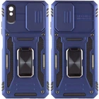 Чехол противоударный Epik Defender Cam Ring Case для Xiaomi Redmi 9A Синий / Navy