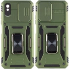 Чохол протиударний Epik Defender Cam Ring Case на Xiaomi Redmi 9A Оливковий / Army Green