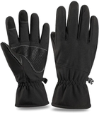 Тактические зимние перчатки К-Сервис Плюс SoftShell Размер L/XL Черный (ph_22022) - изображение 1