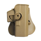 Пісочна тактична полімерна кобура Gen1-4 Glock 17 Sand (Paddle ) - зображення 1