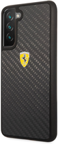 Панель Ferrari On Track Real Carbon для Samsung Galaxy S21 FE Чорний (3666339045272) - зображення 1