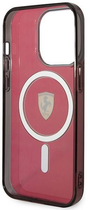 Etui plecki Ferrari Translucent Magsafe Ferrari do Apple iPhone 14 Pro Max Red (3666339121006) - obraz 3