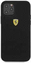 Панель Ferrari On Track Perforated для Apple iPhone 12/12 Pro Чорний (3700740479636) - зображення 1