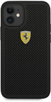 Etui plecki Ferrari On Track Perforated do Apple iPhone 12 mini Black (3700740479629) - obraz 1