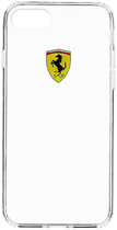 Etui plecki Ferrari do Apple iPhone 7/8 Transparent (3700740388556) - obraz 1