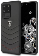 Etui plecki Ferrari Heritage Quilted do Samsung Galaxy S20 Ultra Black (3700740473672) - obraz 1