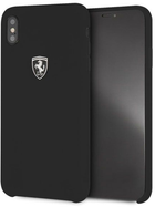 Etui plecki Ferrari Off Track Silicone do Apple iPhone Xs Max Black (3700740439265) - obraz 1