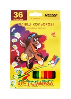 Олівці шестигранні "Пегашка" 36 кольорові (1010-36CB)