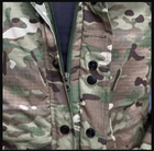 Тактична військова куртка Hanwild мультикам на флісі G8 MultiCam XL (338566) - зображення 4