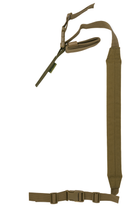 Ремінь збройовий двоточковий з м'яким плечем Signal Койот (Cordura) SG00100 - зображення 3
