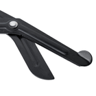 Ножиці тактичні медичні 18,5 см Чорні - зображення 4