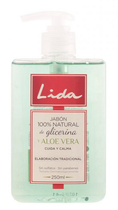 Рідке мило Lida Glycerin Hand Soap And Aloe Vera 250 мл (8411135420908) - зображення 1