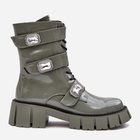 Жіночі черевики високі S.Barski MR870-61 38 Зелені (5905677936988) - зображення 1