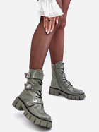 Жіночі черевики високі S.Barski MR870-61 39 Зелені (5905677936995) - зображення 6