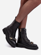 Жіночі черевики високі S.Barski MR870-68 36 Чорні (5905677936667) - зображення 5