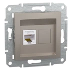Розетка компьютерная RJ45, бронза, EPH4300169 Asfora Schneider