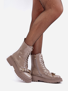 Жіночі зимові черевики високі S.Barski MR870-67 37 Бежеві (5905677936612) - зображення 5