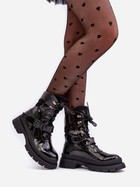 Жіночі зимові черевики високі Nahili 38 Чорні (5905677943733) - зображення 4