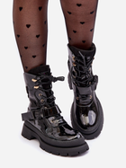 Жіночі зимові черевики високі Nahili 39 Чорні (5905677943740) - зображення 6