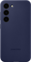 Etui plecki Samsung Silicone Cover do Galaxy S23 Navy (8806094770803) - obraz 1
