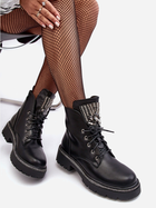 Жіночі зимові черевики низькі Melenope 37 Чорні (5905677932225) - зображення 5