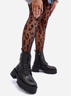 Жіночі зимові черевики високі Lemar Anceria 38 Чорні (5905677918953) - зображення 4