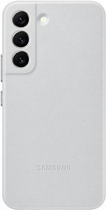 Панель Samsung Leather Cover для Galaxy S22 Світло-сірий (8806092985155) - зображення 1
