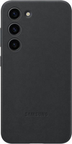 Etui plecki Samsung Leather Cover do Galaxy S23 Black (8806094770421) - obraz 1