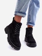 Жіночі зимові черевики високі Alden 36 Чорні (5905677918571) - зображення 3
