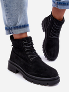 Жіночі зимові черевики високі Alden 37 Чорні (5905677918588) - зображення 4