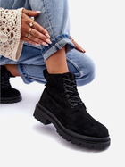 Жіночі зимові черевики високі Alden 37 Чорні (5905677918588) - зображення 6