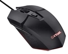Миша Trust GXT 109 FELOX, Black, USB, оптична, 200-6400 dpi, RGB підсвічування, 6 програмованих кнопок, 1.5 м (25036)