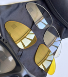 Тактическая маска - очки Tactic баллистическая маска revision защитные очки со сменными линзами Черный (tac-mask-black) - изображение 5