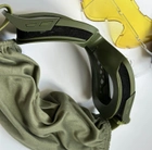 Тактическая маска - очки Tactic баллистическая маска revision защитные очки со сменными линзами Олива (mask-olive) - изображение 8