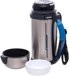 Термос ZOJIRUSHI SF-CС15XA 1.5l (складна ручка + ремінець) Сталевий