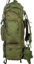 Большой тактический, армейский рюкзак с дождевиком 65L Combat Хаки - изображение 4