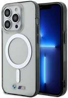 Панель BMW Silver Ring MagSafe для Apple iPhone 14 Pro Transparent (3666339122362) - зображення 1