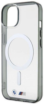 Панель BMW MagSafe Silver Ring для Apple iPhone 14 Plus Прозорий (3666339122355) - зображення 1