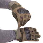Тактические перчатки T-Gloves размер L олива - изображение 3