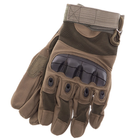 Тактичні рукавиці T-Gloves розмір L олива - зображення 4
