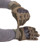Тактичні рукавиці T-Gloves розмір XL олива - зображення 3